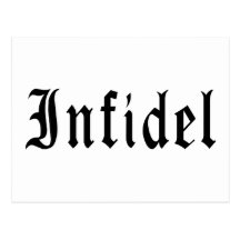 Infidel 1 postcard