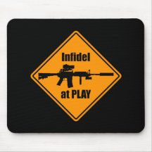 infidel at play mouse pad