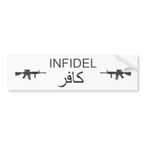Infidel Bumper Stickers
