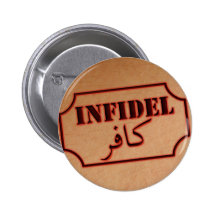 Infidel (kafir) pin