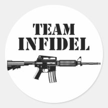 Infidèle 2 d'équipe autocollant