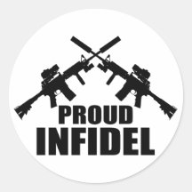 Infidèle fier autocollant