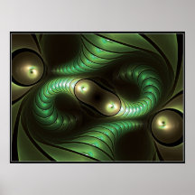 Infinite Giger Poster (green)
