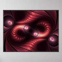 Infinite Giger Poster (red)