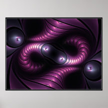 Infinite Giger Poster (violet)
