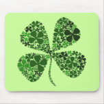Infinite Luck 4-leaf Clover Mousepad