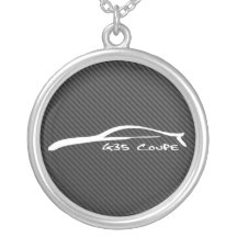 Infiniti G35 White Brush Stroke w Carbon Fibre Pendant