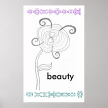 infinity flower print