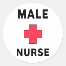 Infirmière masculine adhésif
