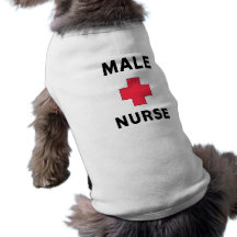 Infirmière masculine manteau pour chien