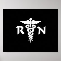Infirmières de RN et affiche médicale de symbole