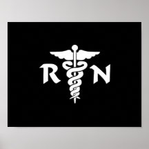 Infirmières de RN et affiche médicale de symbole