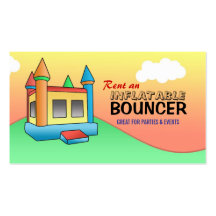 Inflatable Bouncer Business Cards
