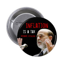 Inflation is a tax - original button