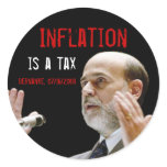 Inflation is a tax stickers
