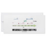 Influenza A Virus Subtypes (Health Medicine) Rack Cards
