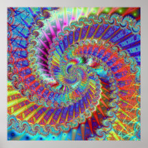 Information Chaos. poster print fractal confuse
