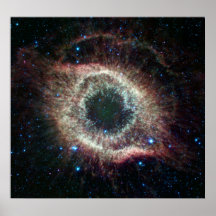 Infrared Helix Nebula Print
