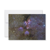 Infrared Image of the Cat's Paw Nebula NGC 6334 Invites