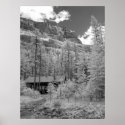 Infrared Mount Robson BC Poster posters