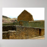 Ingapirca Inca ruins, Ecuador Print