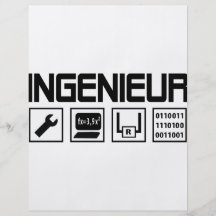 ingenieur avec l'icône d'outils prospectus personnalisés