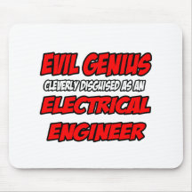 Ingénieur électrique mauvais de génie… tapis de souris