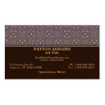 Ingrained Art Pattern 1 • Business Card