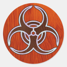 Ingrained Bio Hazard Stickers