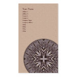 Ingrained Mandala • Vertical Business Card