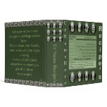 Ingredients To Customize Recipe Book Vinyl Binders