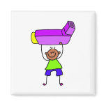 Inhaler Kid Refrigerator Magnet