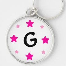 Initial (Customizable) Keychains