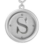 initial S necklace