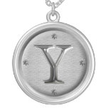 initial Y necklace