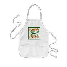 Initiale vintage F - monogramme F Tablier