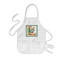 Initiale vintage l monogramme L Tabliers
