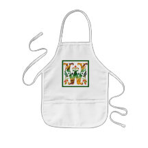 Initiale vintage W - monogramme W Tabliers