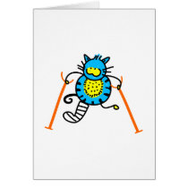Injured Cat Greeting Cards
