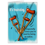 Injury Get Well Greeting Card