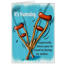 Injury Get Well Greeting Card
