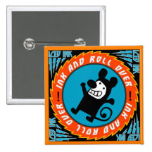 Ink and Roll Over-SQUARE BUTTON