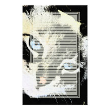 Ink Cat Lined Stationery