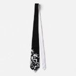 ink flowers tie