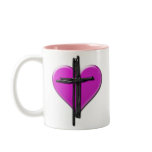 Ink Heart & Cross Mug
