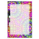 Inked Pink Abstract Dry Erase Board