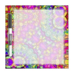Inked Pink Abstract Small Dry Erase Board