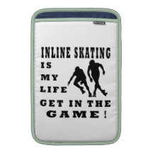 Inline Skating Is My Life MacBook Sleeve