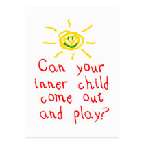 Inner Child Fun Card business cards
