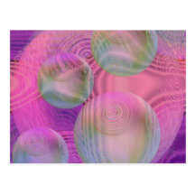 Inner Flow III – Fuchsia & Violet Galaxy Post Cards